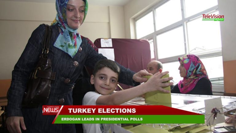Erdogan Leads In Turkey Presidential Poll