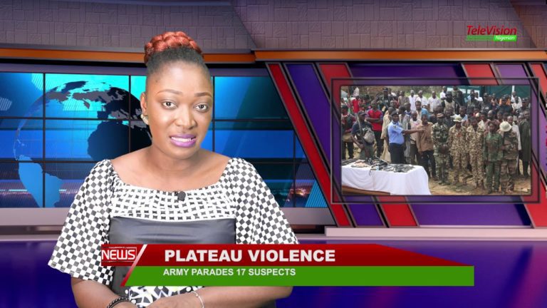 ARMY PARADES 17 SUSPECTS IN PLATEAU