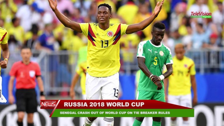 SENEGAL CRASH OUT OF WORLD CUP ON TIE BREAKER RULES