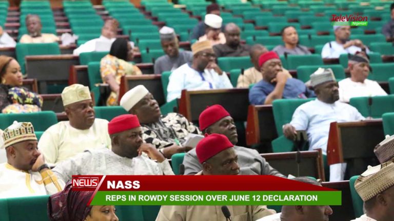 House In Rowdy Session Over June 12 Declaration