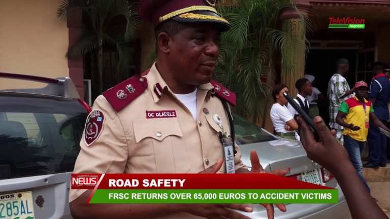 FRSC Returns Over 65,000 Euros To Accident Victims
