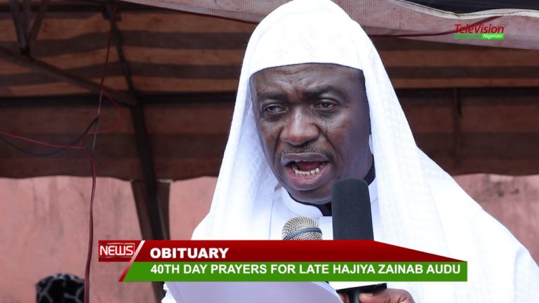 40TH Day Fidau Prayers For Late Hajiya Zainab Audu