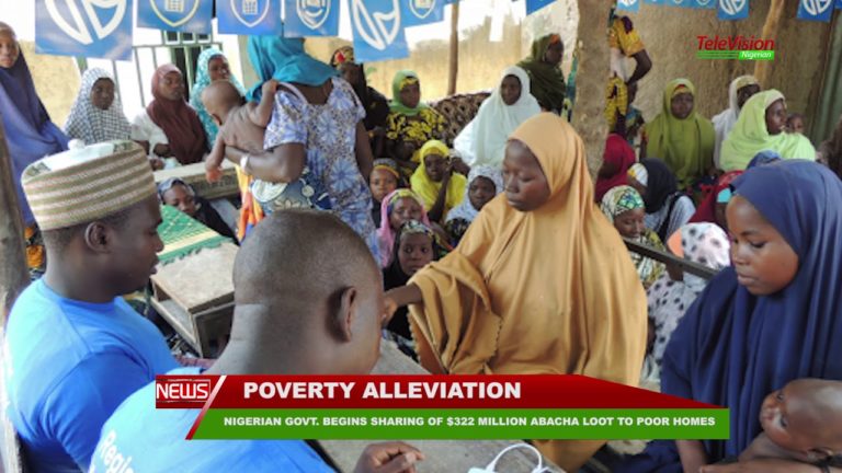NIGERIAN GOVT BEGINS SHARING OF $322 MILLION ABACHA LOOT TO POOR HOMES