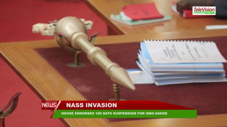 HOUSE ENDORSES 180 DAYS SUSPENSION FOR OMO AGEGE