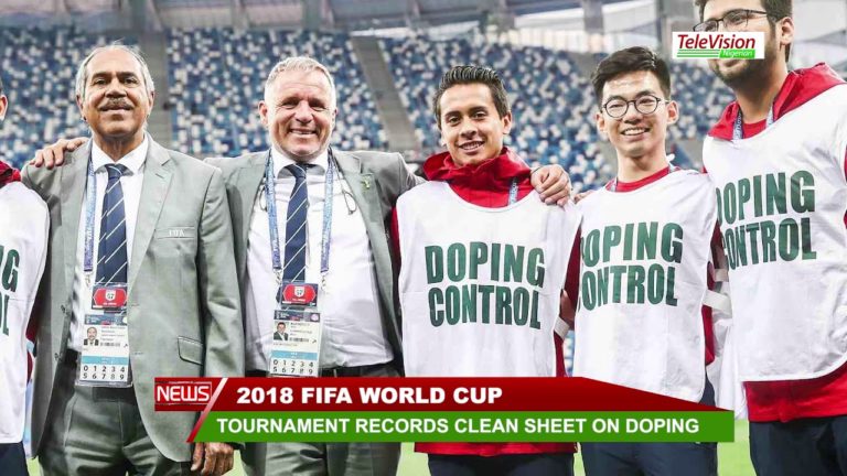 TOURNAMENT RECORDS CLEAN SHEET ON DOPING