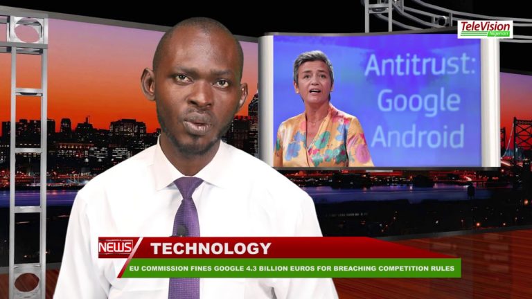 EU COMMISSION FINES GOOGLE 4 3 BILLION EUROS FOR BREACHING COMPETITION RULES