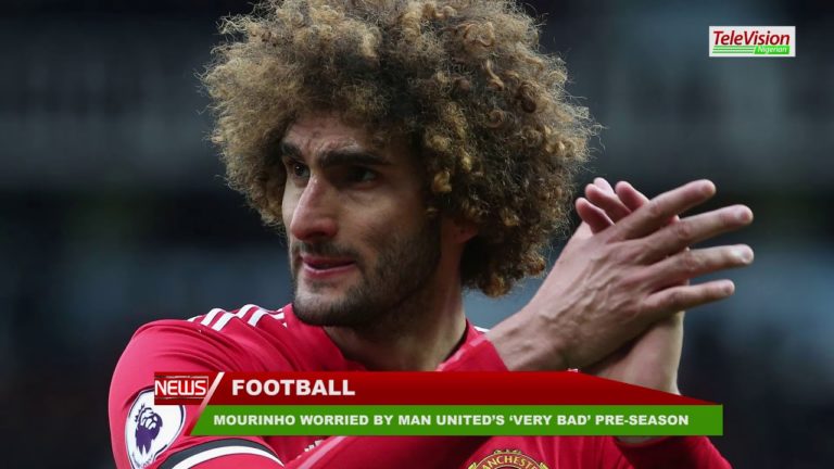 MOURINHO WORRIED BY MAN UNITED’S ‘VERY BAD’ PRE SEASON