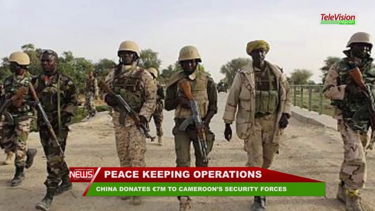 CHINA DONATES €7M TO CAMEROON’S SECURITY FORCES