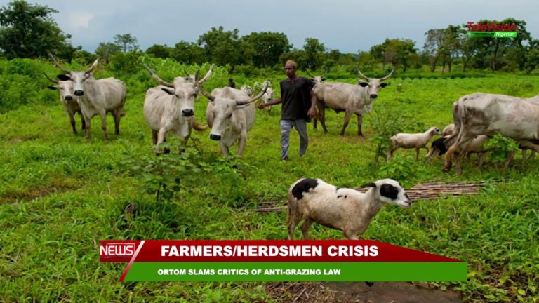 ORTOM SLAMS CRITICS OF ANTI GRAZING LAW
