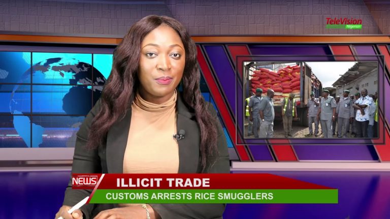 NIGERIA CUSTOMS ARRESTS RICE SMUGGLERS