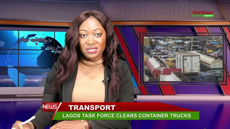LAGOS TASK FORCE CLEARS CONTAINER TRUCKS