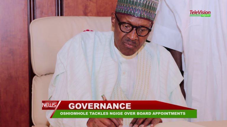 OSHIOMHOLE TACKLES NGIGE OVER BOARD APPOINTMENTS