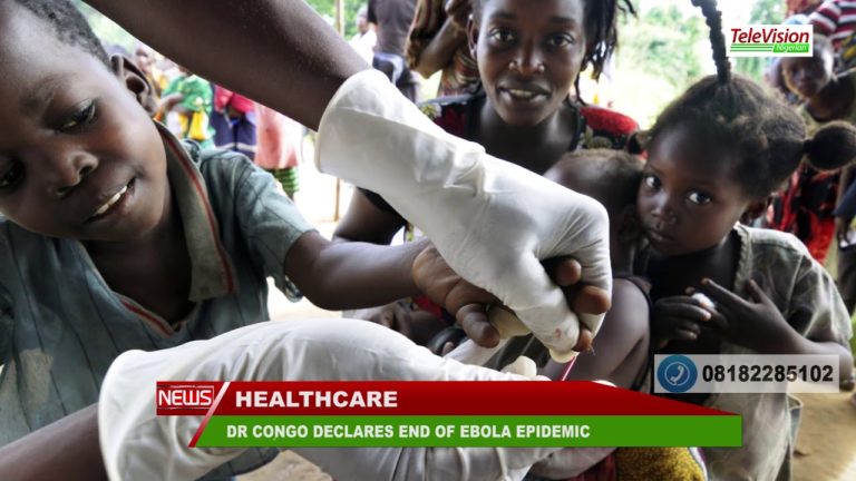 DR CONGO DECLARES END OF EBOLA EPIDEMIC