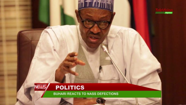 BUHARI REACTS TO NASS DEFECTIONS_TVN NEWS