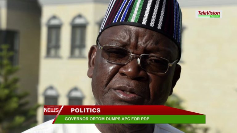 GOVERNOR ORTOM DUMPS APC FOR PDP_TVN NEWS