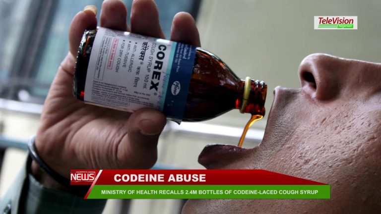 MINISTRY OF HEALTH RECALLS 2 4M BOTTLES OF CODEINE LACED COUGH SYRUP