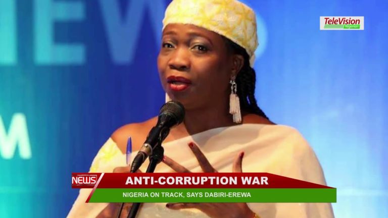 ANTI-CORRUPTION WAR: NIGERIA ON TRACK, SAYS DABIRI EREWA