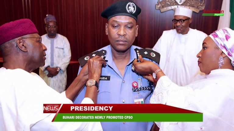 Buhari decorates newly promoted CPSO