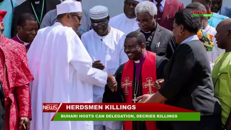BUHARI HOSTS CAN DELEGATION, DECRIES KILLINGS