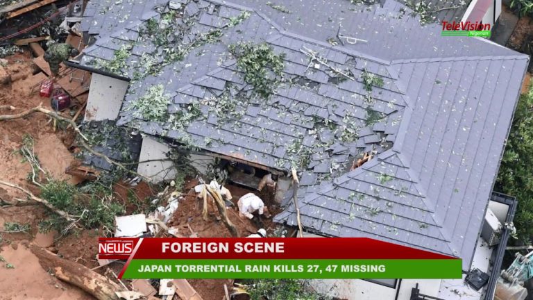 JAPAN TORRENTIAL RAIN KILLS 27, 47 MISSING