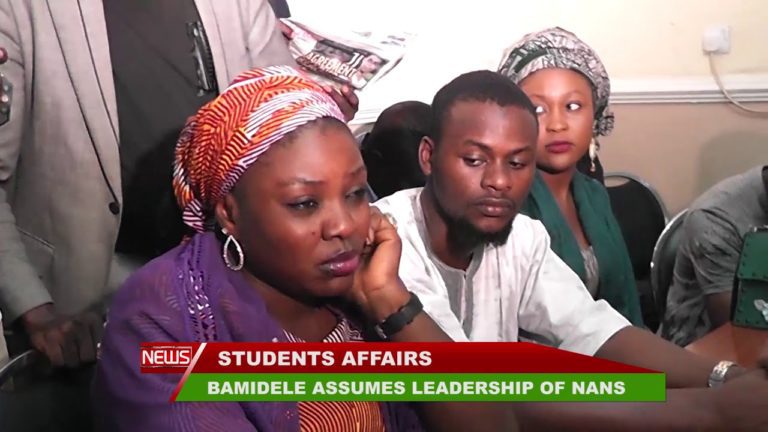 BAMIDELE ASSUMES LEADERSHIP OF NANS