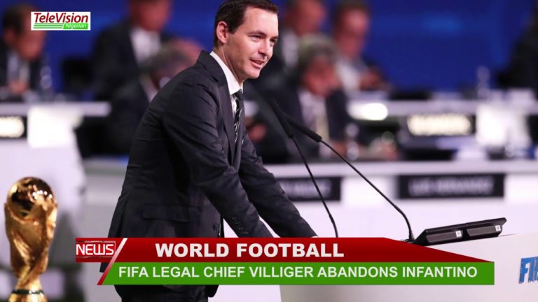 FIFA LEGAL CHIEF VILLIGER ABANDONS INFANTINO