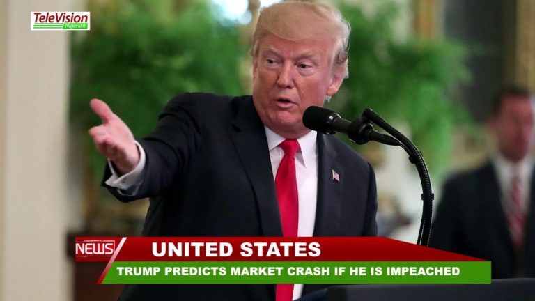 TRUMP PREDICTS MARKET CRASH IF HE IS IMPEACHED