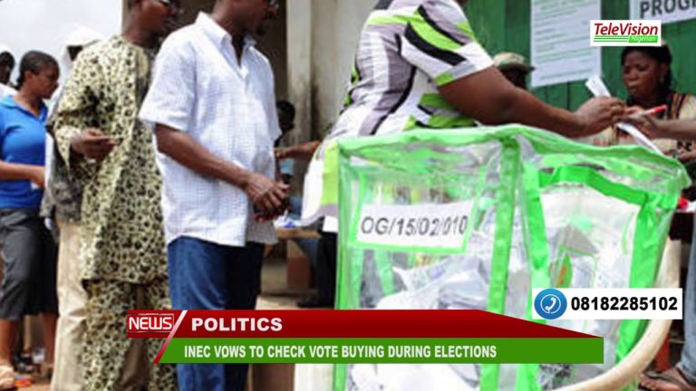 INEC VOWS TO CHECK VOTE BUYING DURING ELECTIONS