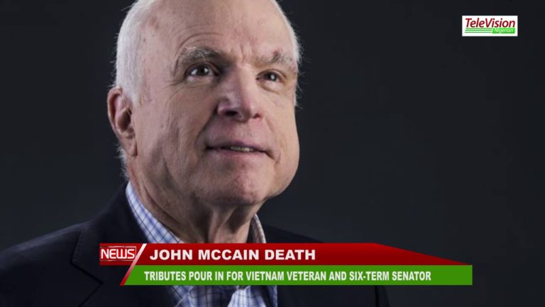 TRIBUTES POUR IN FOR VIETNAM VETERAN AND SIX TERM SENATOR