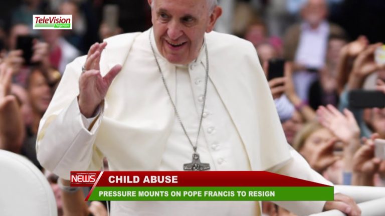 PRESSURE MOUNTS ON POPE FRANCIS TO RESIGN