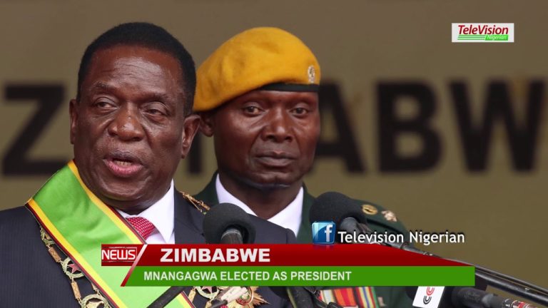 MNANGAGWA ELECTED AS PRESIDENT