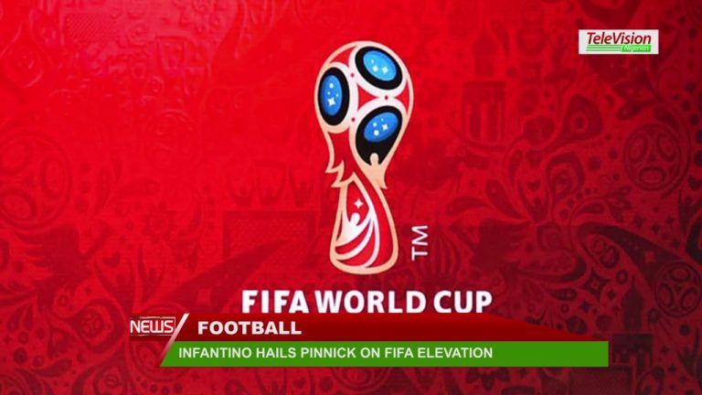 INFANTINO HAILS PINNICK ON FIFA ELEVATION