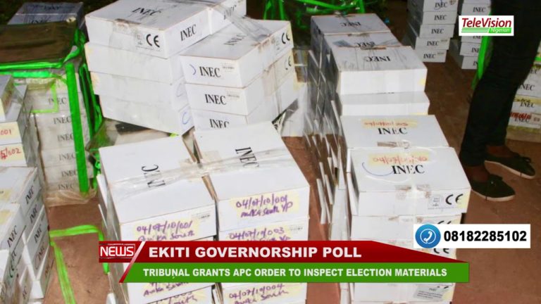 TRIBUNAL GRANTS APC ORDER TO INSPECT ELECTION MATERIALS