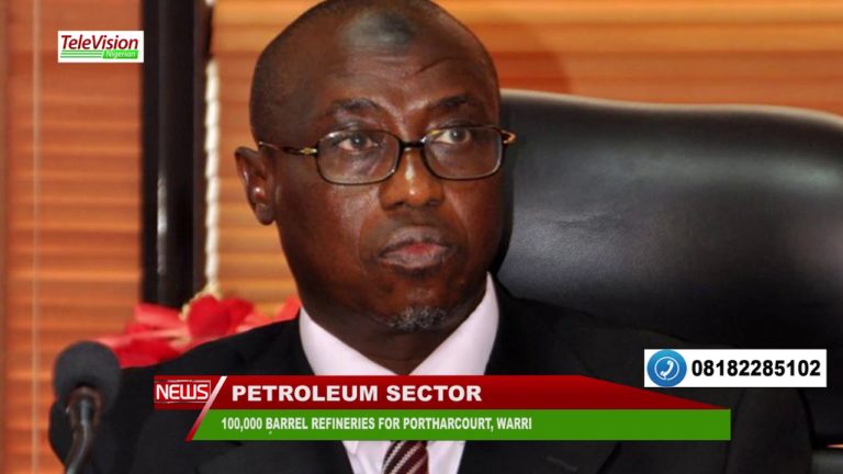 100,000 BARREL REFINERIES FOR PORT HARCOURT, WARRI