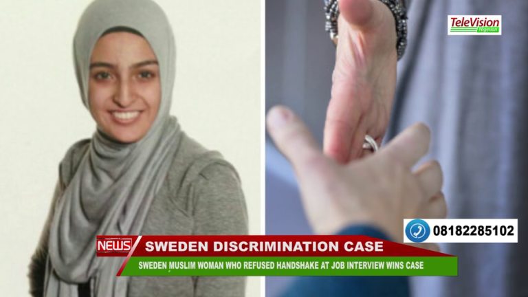 SWEDEN MUSLIM WOMAN WHO REFUSED HANDSHAKE AT JOB INTERVIEW WINS CASE