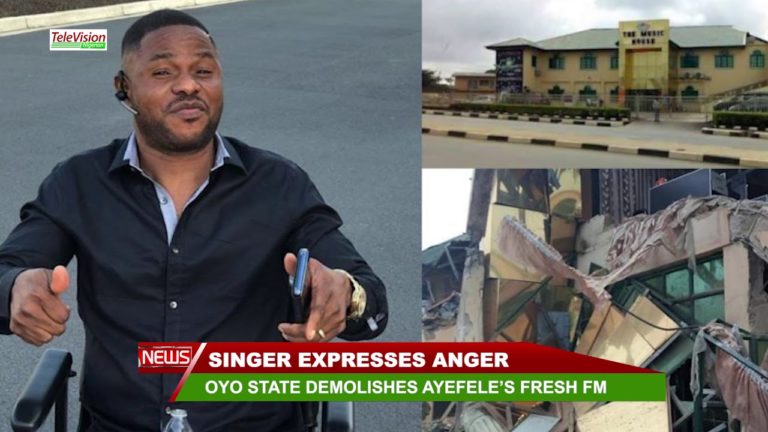 OYO STATE DEMOLISHES AYEFELE’S FRESH FM