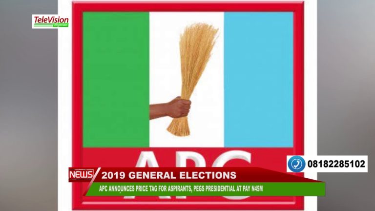 APC ANNOUNCES PRICE TAG FOR ASPIRANTS, PEGS PRESIDENTIAL AT PAY N45M