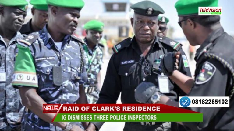 IG DISMISSES THREE POLICE INSPECTORS
