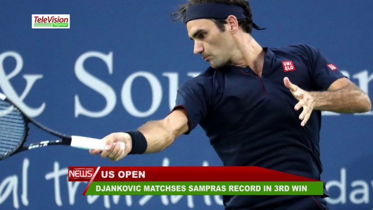 DJANKOVIC MATCHES SAMPRAS RECORD IN 3RD WIN