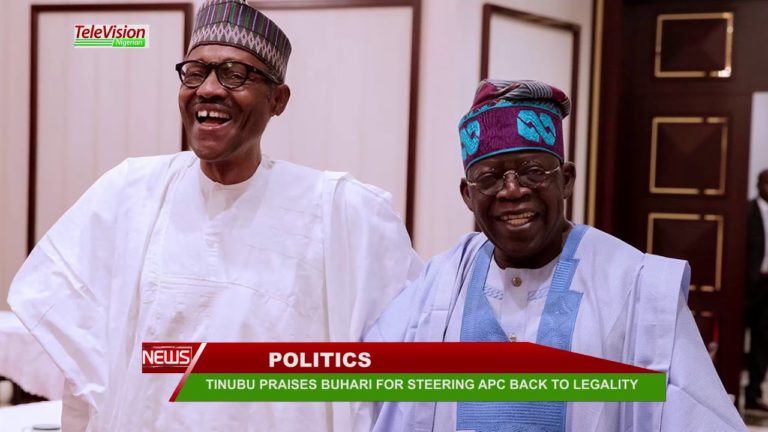 TINUBU PRAISES BUHARI FOR STEERING APC BACK TO LEGALITY