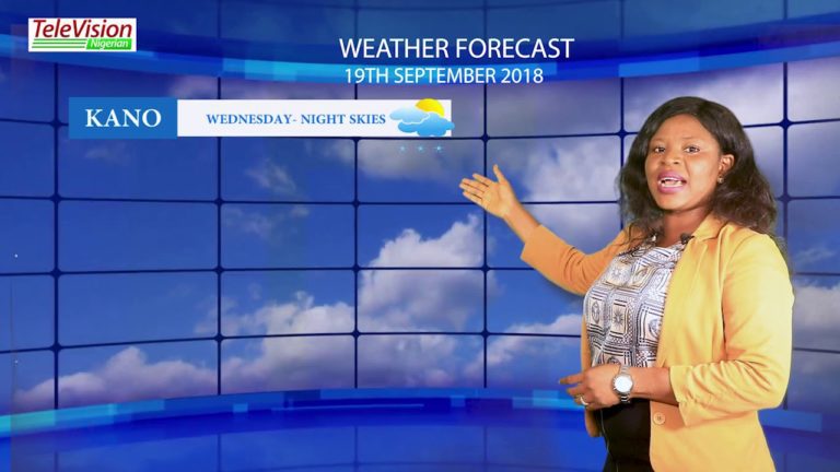 TVN weather forecast Wednesday 19th September, 2018