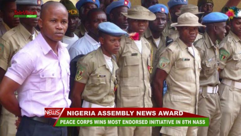 PEACE CORPS WINS MOST ENDORSED INITIATIVE IN 8TH NASS