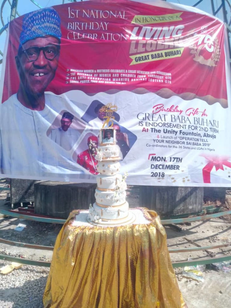 Buhari at 76: Nigerian women storm Abuja, launch ‘Tell Your Neighbour Say Baba” for his reelection