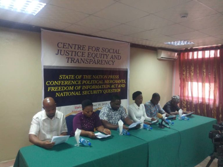 Visit Theatre of War to Verify How Budget Was Spent, CESJET Challenges SERAP, EiE, BudgIT