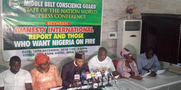 Amnesty International report another conspiracy with political actors to instigate crisis ahead of 2019, group alleges