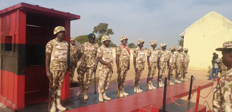 Morale: COAS, Buratai Visits Front Troops, Mopol On Training