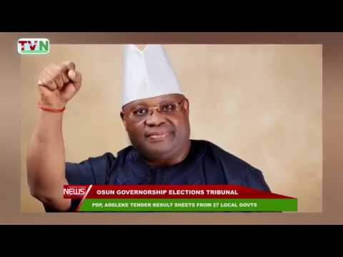 PDP, ADELEKE TENDER RESULT SHEETS FROM 27 LOCAL GOVT