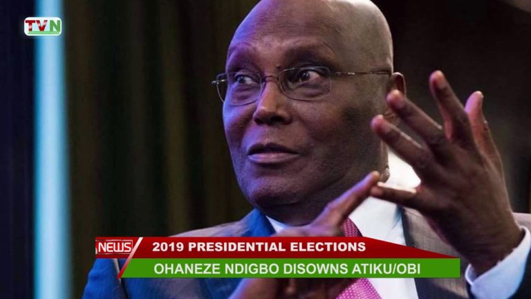 OHANEZE NDIGBO DISOWNS ATIKU/OBI