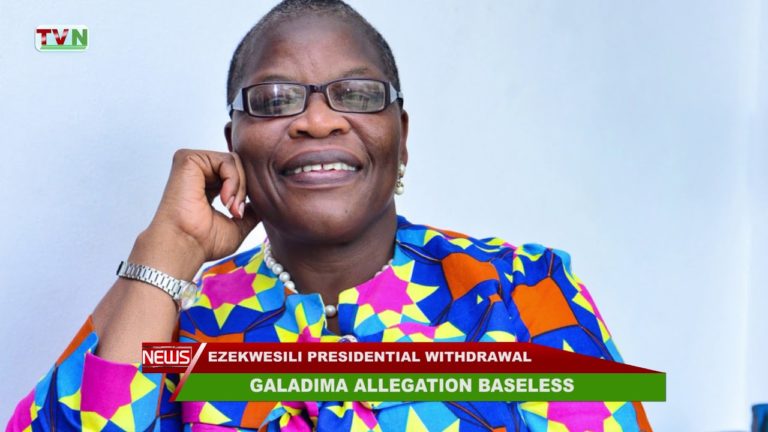 EZEKWESILI PRESIDENTIAL WITHDRAWAL: GALADIMA ALLEGATION BASELESS