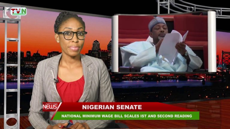 NIGERIAN SENATE: NATIONAL MINIMUM WAGE BILL SCALES IST AND SECOND READING
